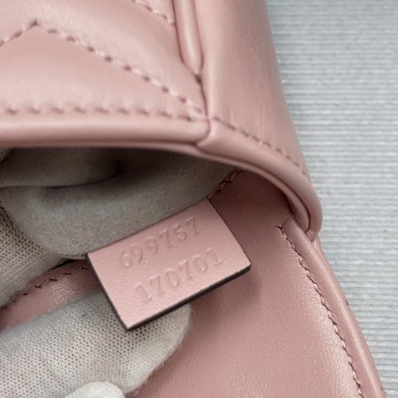 Gucci Marmont Super Mini Bag Pink For Women, Women’s Bags 6.2in/17cm GG