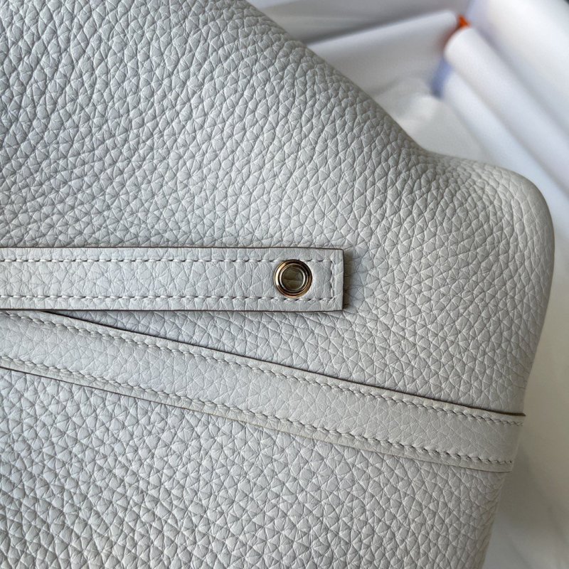 Hermes Picotin Lock 18 Bag White For Women, Women’s Handbags 7.1in/18cm