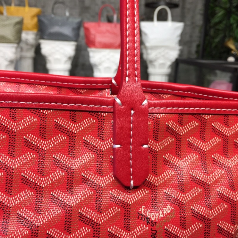 Goyard Artois PM Bag Red/Green For Women‎ 7.9in/20cm