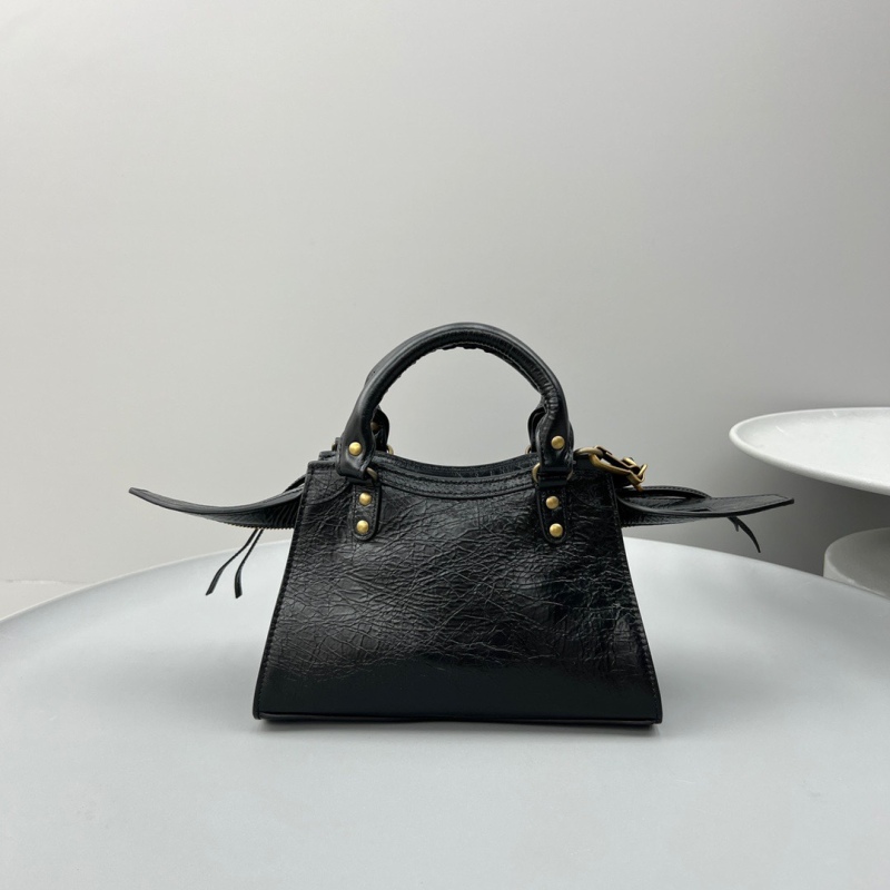 Balenciaga Neo Cagole XS Handbag Black For Women‎ 10.2in/25.9cm
