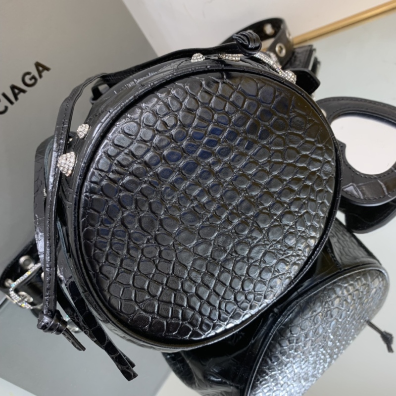 Balenciaga Le Cagole XS Bucket Bag Black For Women‎ 7.8in/19.8cm