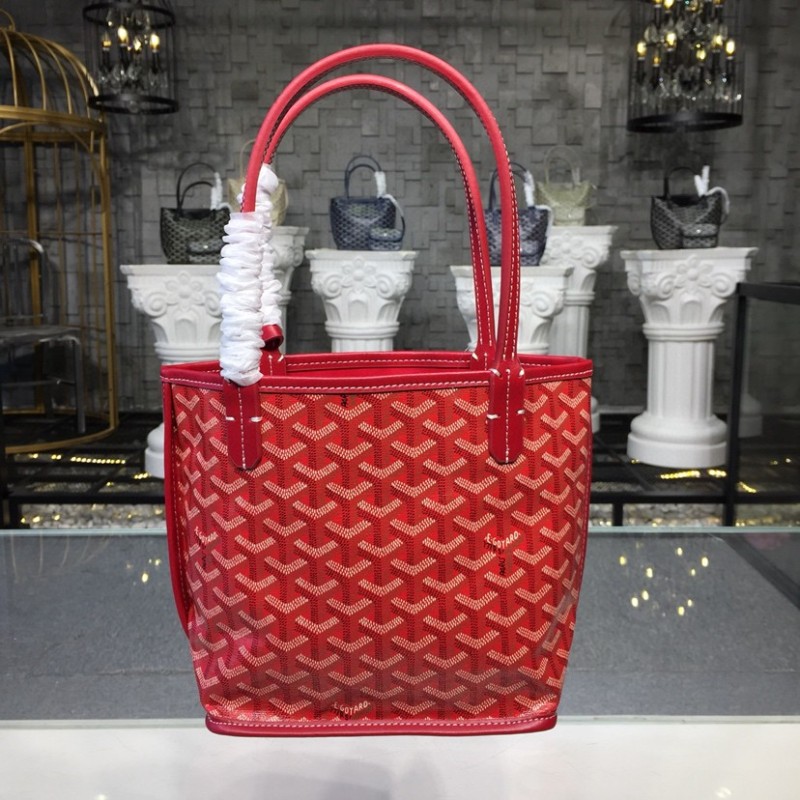 Goyard Anjou Mini Bag Red For Women‎ 7.9in/20cm ANJOUSMINCG02TY02P