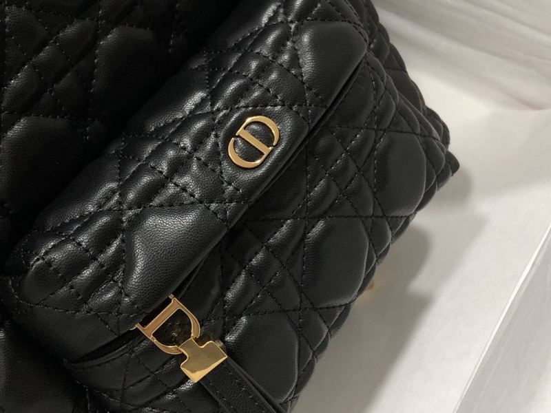 Dior Mini Dior Backpack Cannage Black For Women‎ 12 in/ 31.5 cm CD