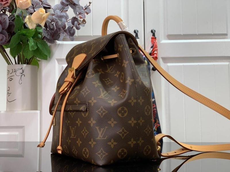 Louis Vuitton Montsouris Backpack Beige For Women 33 cm/ 13 in M45501