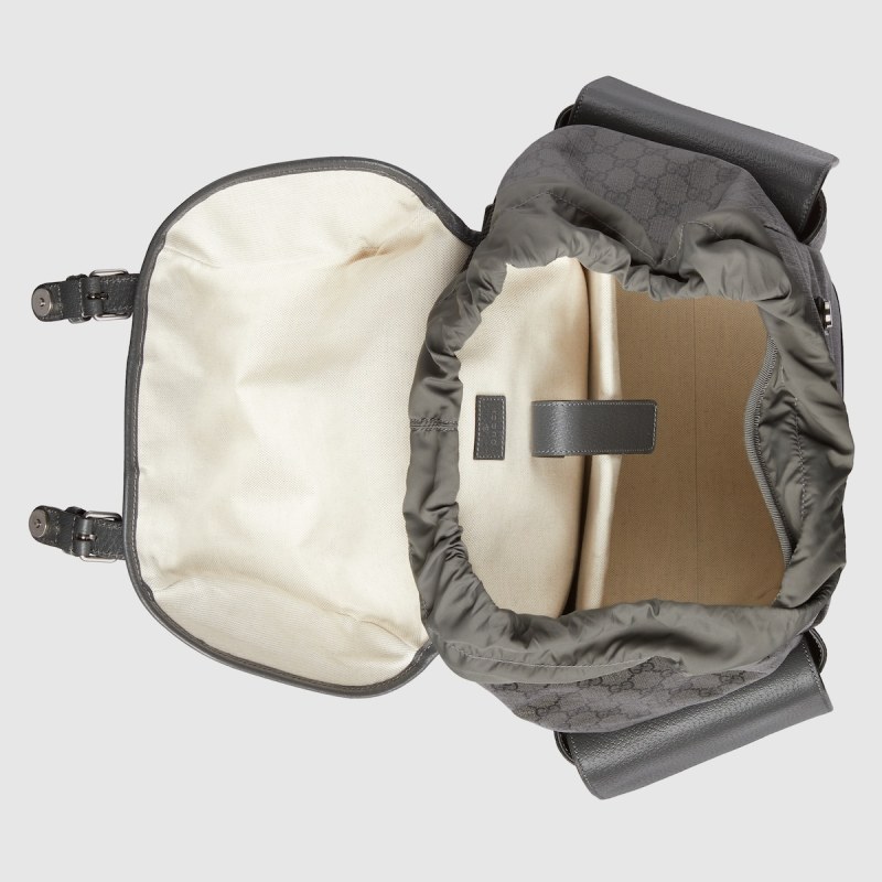 Gucci Ophidia Medium Backpack Grey 15.7 in/ 40 cm 598140 FABHU 8863