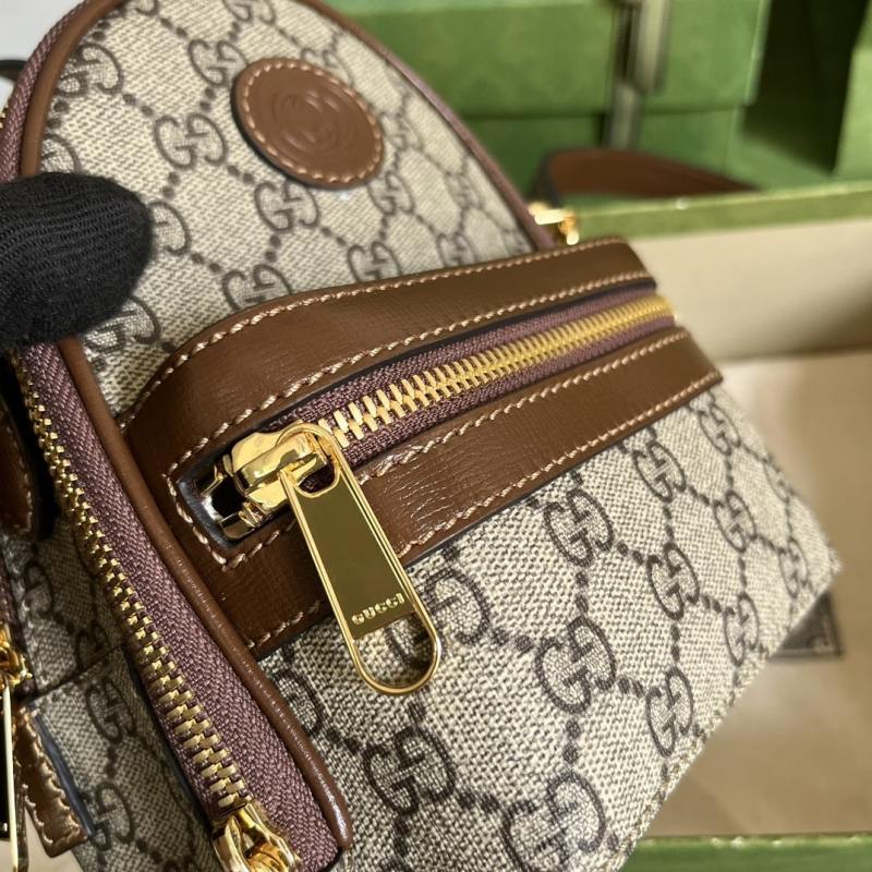 Gucci Multi-Function Bag Brown For Women 19cm / 7.5in