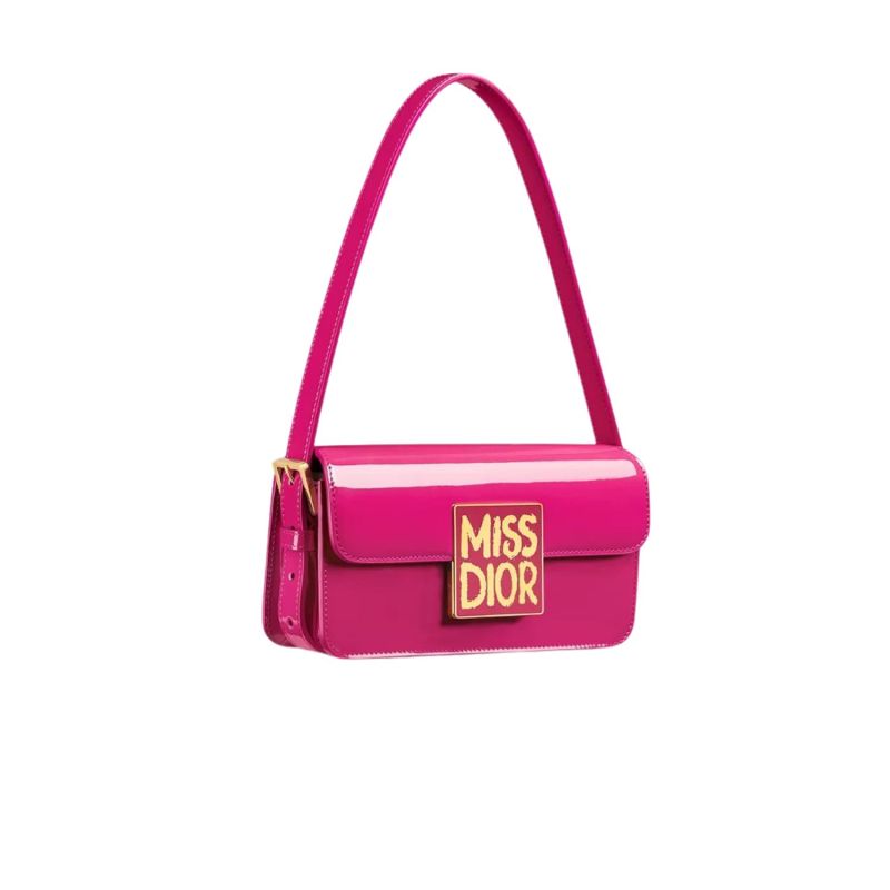 Miss Dior Flap Bag Fuchsia For Women 22cm/8.5in – M2610UWIS_M21F