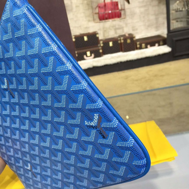 Goyard Senat MM Pocket Green/Blue/Black For Women‎ 11.8in/30cm SENAT2MMLTY09CL09P