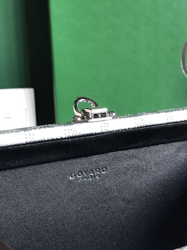 Goyard Minaudière Trunk Bag Grey For Women‎ 4.5in/11.5cm
