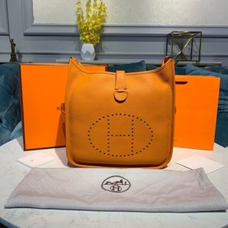 Hermes Evelyne III GM Bag Orange For Women 11.8in/30cm