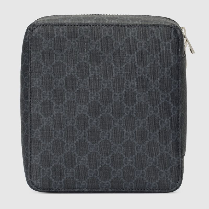 Gucci GG Medium Packing Cube Black 6.7in/22cm 726661 KGD0N 1000