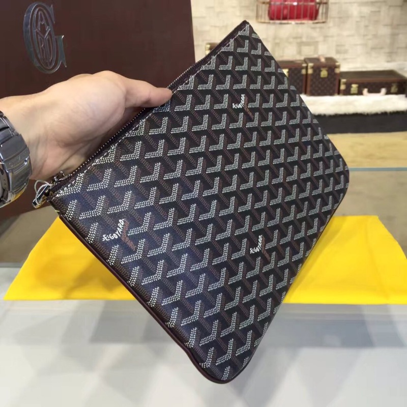 Goyard Senat MM Pocket Red/Black/Brown For Women‎ 11.8in/30cm SENAT2MMLTY09CL09P