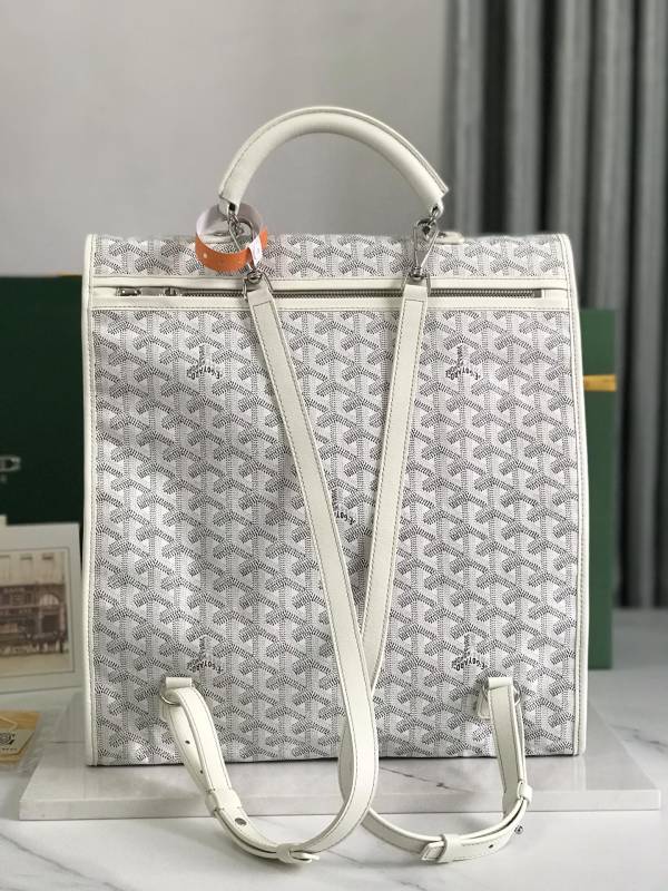 Goyard Saint Léger Backpack White For Women‎ 14.6in/37cm STLEGEMMLTY50CG50P
