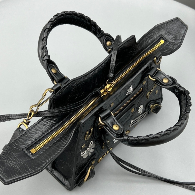 Balenciaga Neo Cagole XS Handbag Black For Women‎ 10.2in/25.9cm