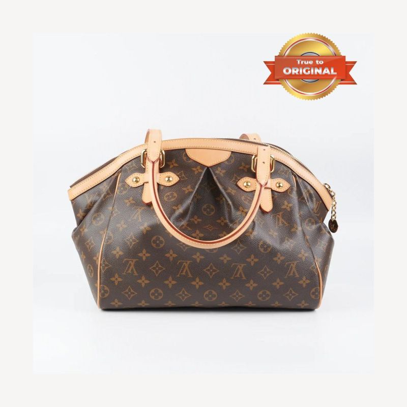 [True-to-ORIGINAL] Louis Vuitton Tivoli PM Bag Monogram Canvas Brown 14.2in/36cm For Women LV M40143