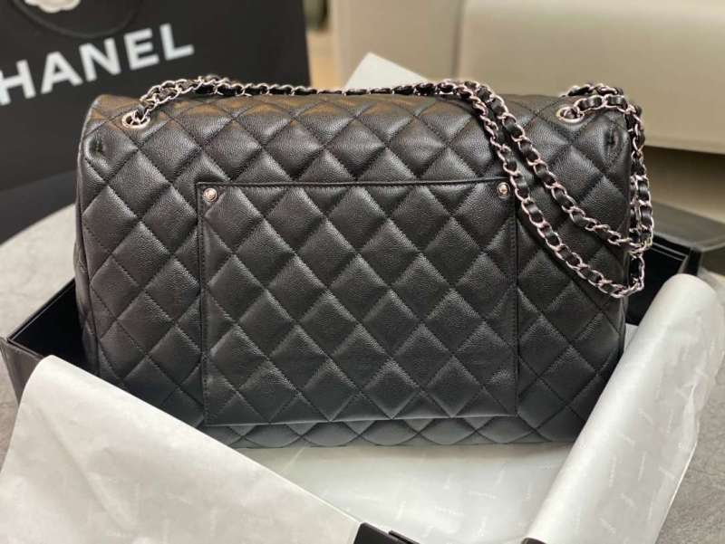 Chanel Jumbo Classic Airport Bag Black For Women 38cm/ 15in