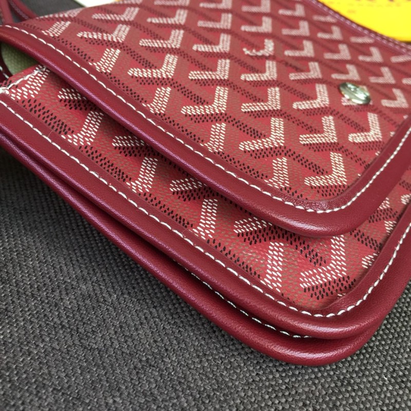 Goyard Plumet Pocket Wallet Burgundy For Women‎ 8.1in/20.5cm PLUMETPMLTY33CL33P
