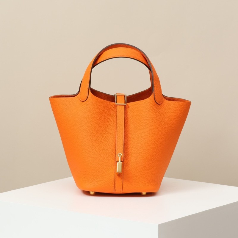 Hermes Picotin Lock 18 Bag Orange For Women 7.1in/18cm