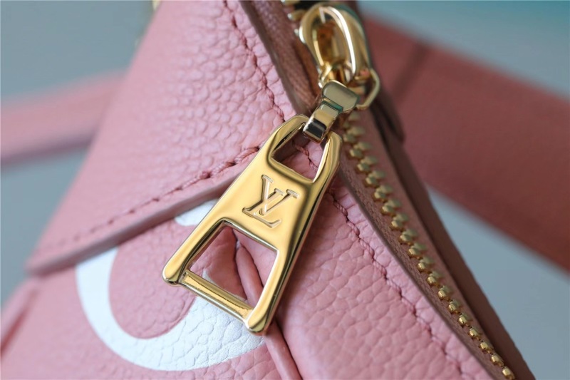 Louis Vuitton Bagatelle Monogram Empreinte Pink For Women 9.4in/24cm M46301
