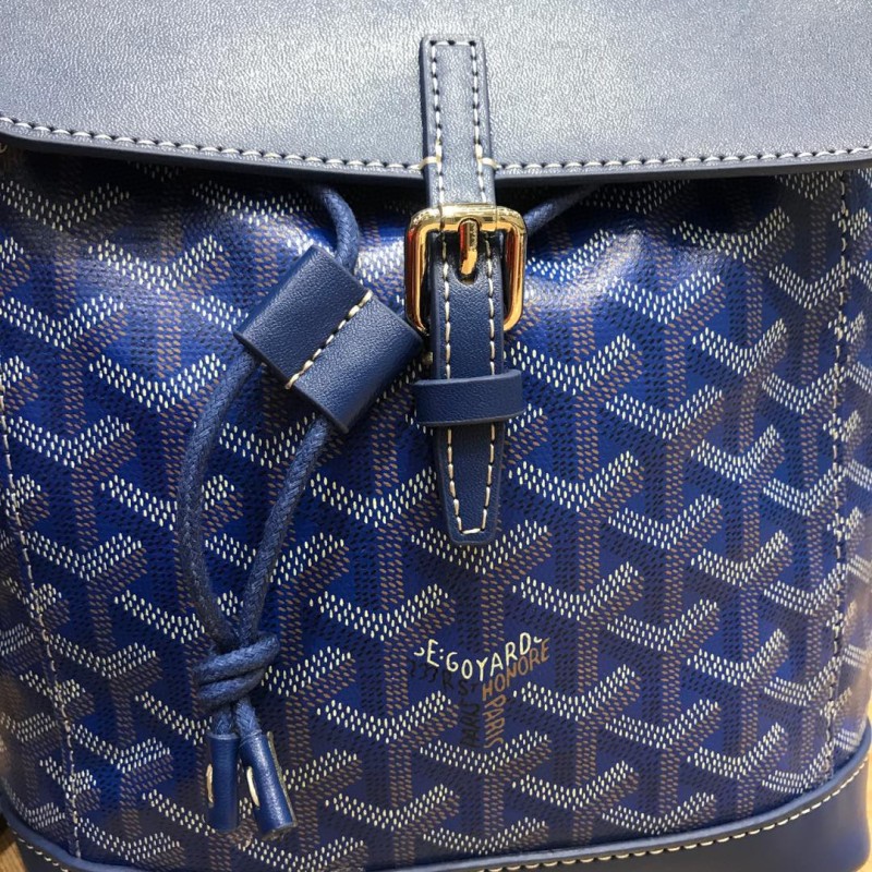 Goyard Alpin Mini Backpack Brugundy/Red/Blue For Women‎ 9.1in/23cm ALPIN2MINTY33CL33P