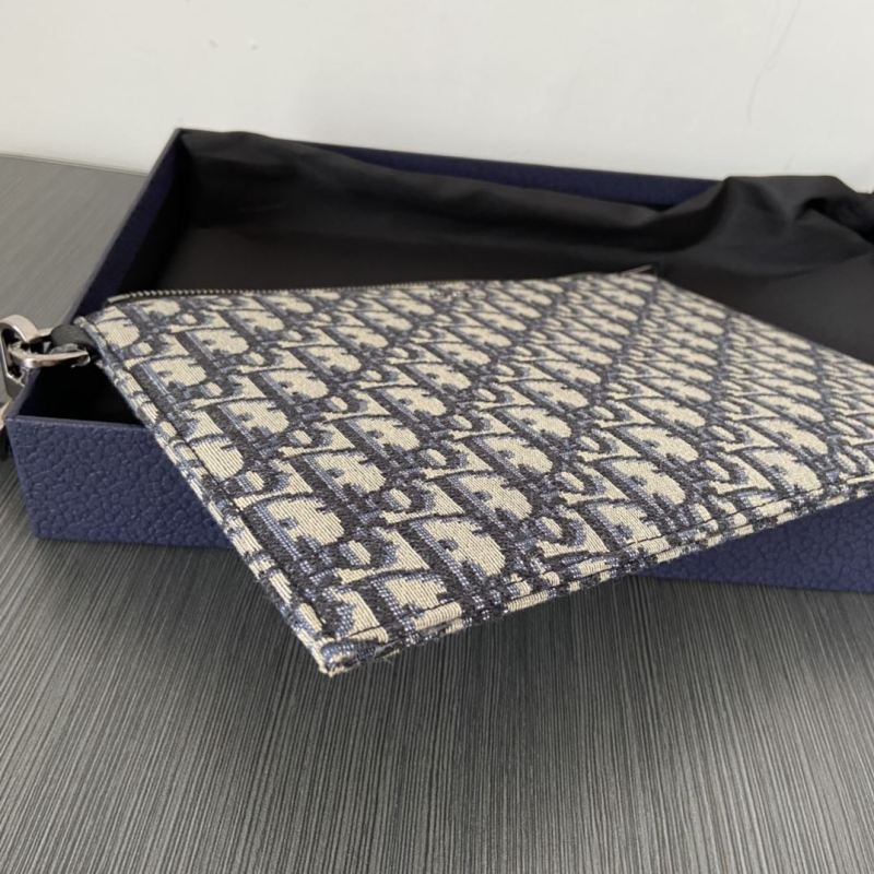 Dior Oblique Jacquard A5 Pouch Beige For Women‎ 10.5 in/26.5cm CD 2ESCA338YSE_H05E