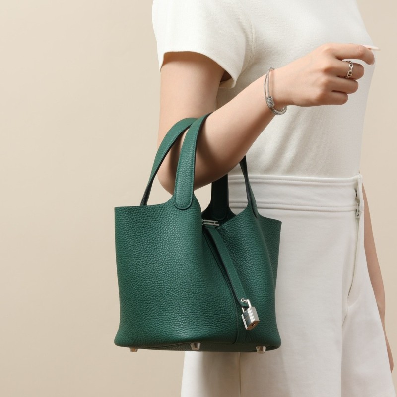 Hermes Picotin Lock 18 Bag Peacock Green For Women 7.1in/18cm