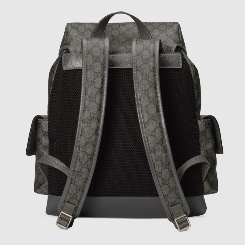 Gucci Ophidia Medium Backpack Grey 15.7 in/ 40 cm 598140 FABHU 8863