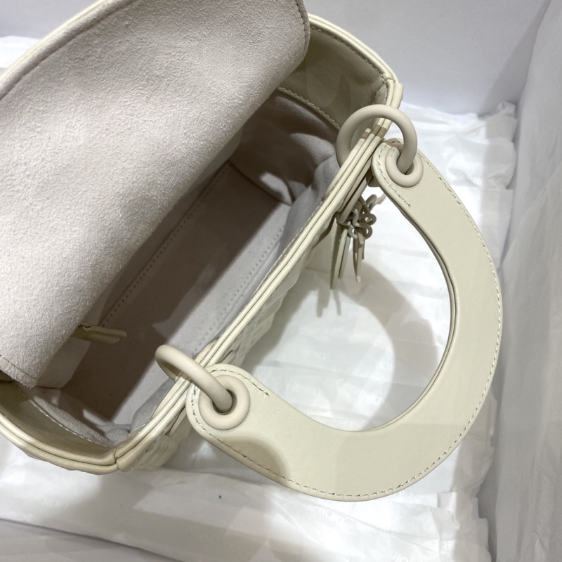 Dior Christian Dior Mini Lady Bag White For Women 6.5in/17cm