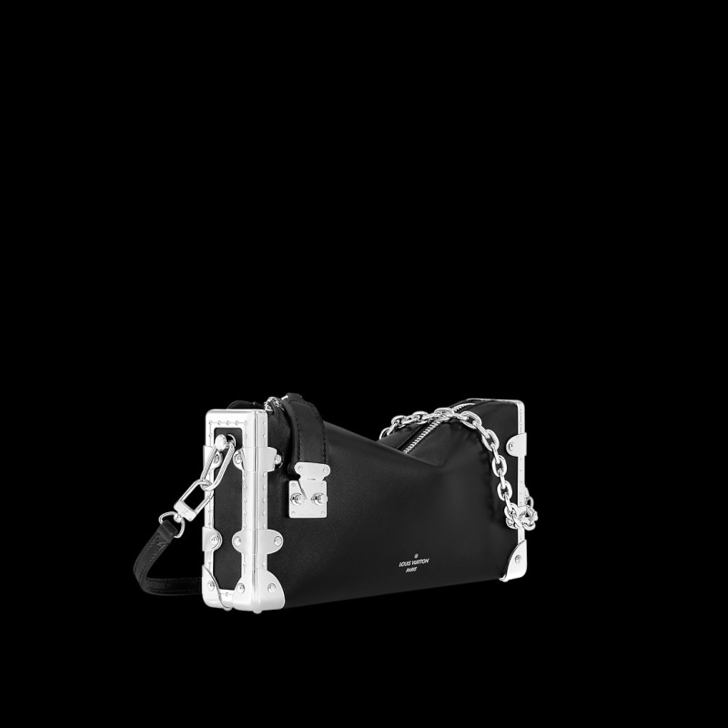Louis Vuitton Slim Trunk Black Bag For Women 9 Inches/ 23 Cm M25445