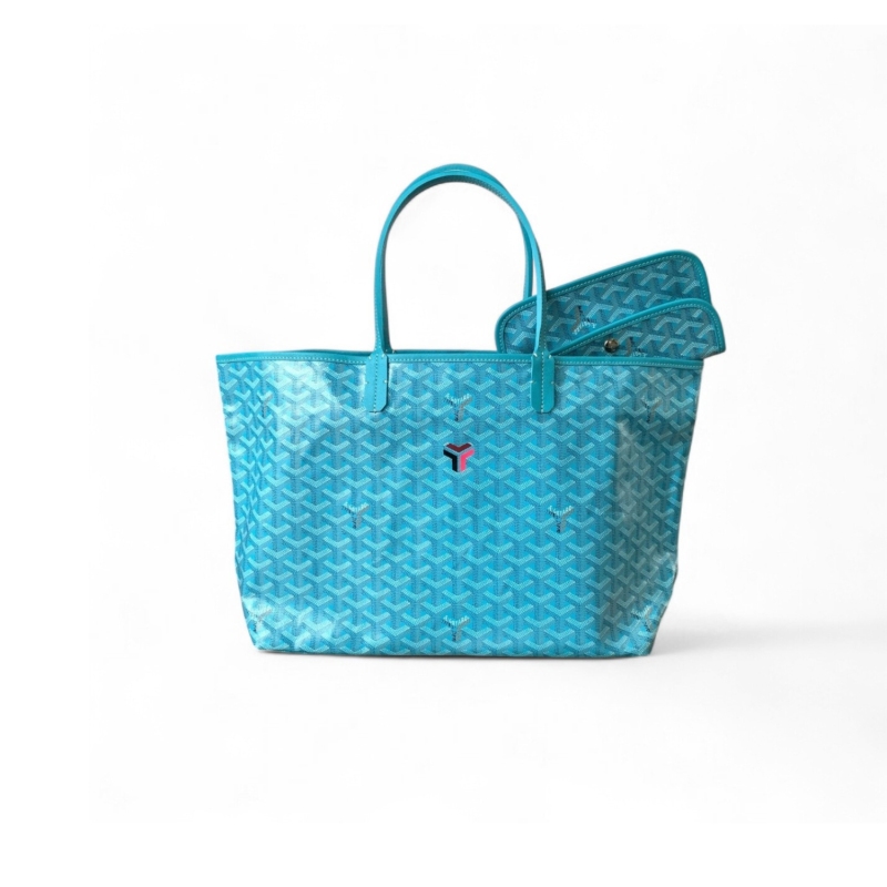 Goyard Saint Louis GM Bag and Balise Beach Towel Blue For Women‎ 13.4in/34cm STLBALGMLTY11TC11P