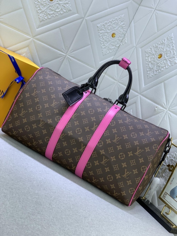 Louis Vuitton Keepall Bandouliere 50 Pink 19.7in/50cm M45866