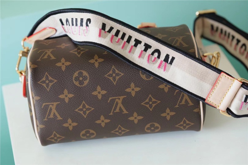 Louis Vuitton Speedy Bandouliere 20 Monogram Canvas Black For Women, Women’s Handbags, Shoulder And Crossbody Bags 20cm/7.9in LV M46234