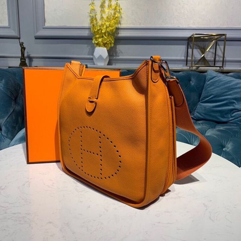 Hermes Evelyne III GM Bag Orange For Women 11.8in/30cm
