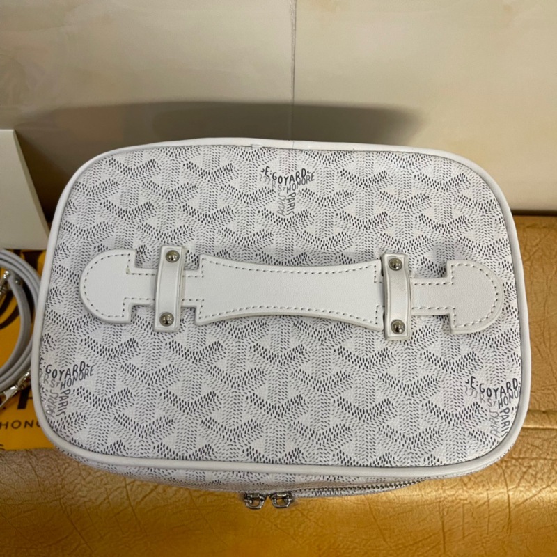 Goyard Muse Vanity Case Yellow/White/Orange For Women‎ 7.9in/20cm MUSEVAPMLTY01CL03P