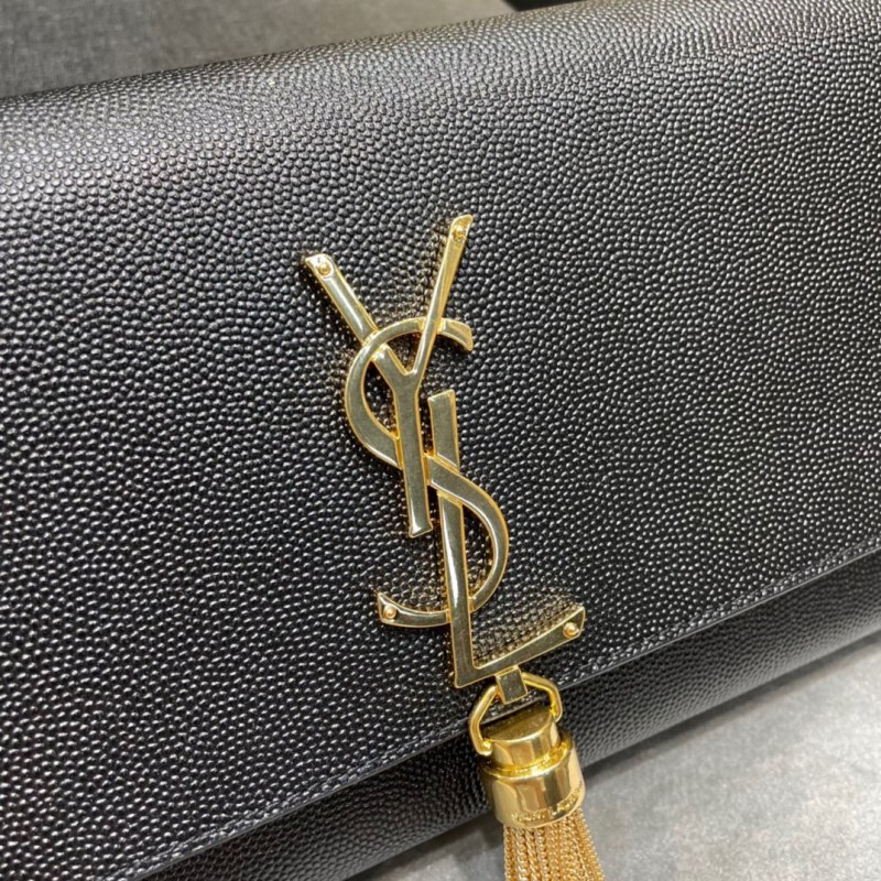 Saint Laurent Kate 99 Chain Bag Black For Women‎ 12in/26cm