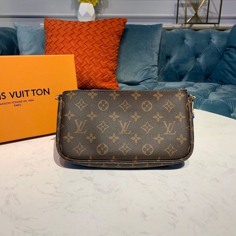 Louis Vuitton Multi Pochette Accessoires Monogram Canvas Blue For Women, Women’s Handbags, Shoulder And Crossbody Bags 9.4in/24cm LV