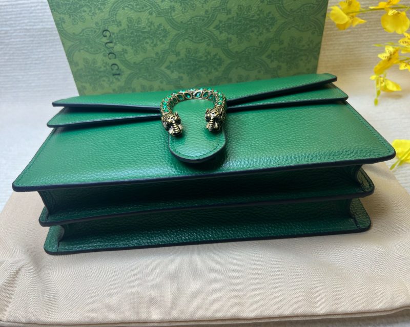 Gucci Dionysus Shoulder Bag Green For Women 11in/28cm 400249 CAOGX 3120