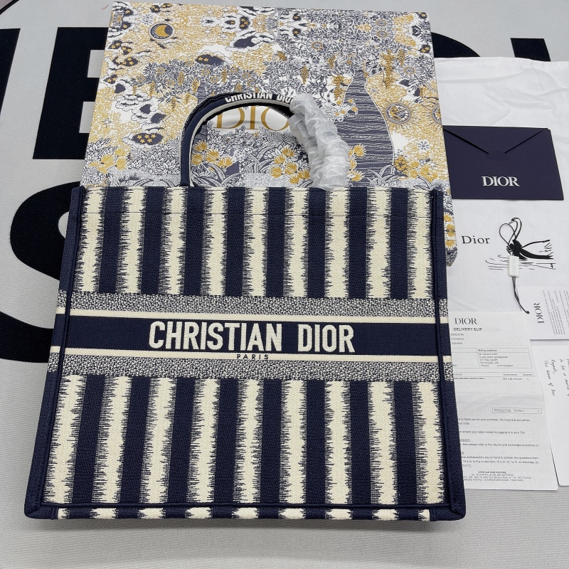 Christian Dior Large Dior Book Tote Blue, For Women, Women’s Handbags 16.5in/42cm CD