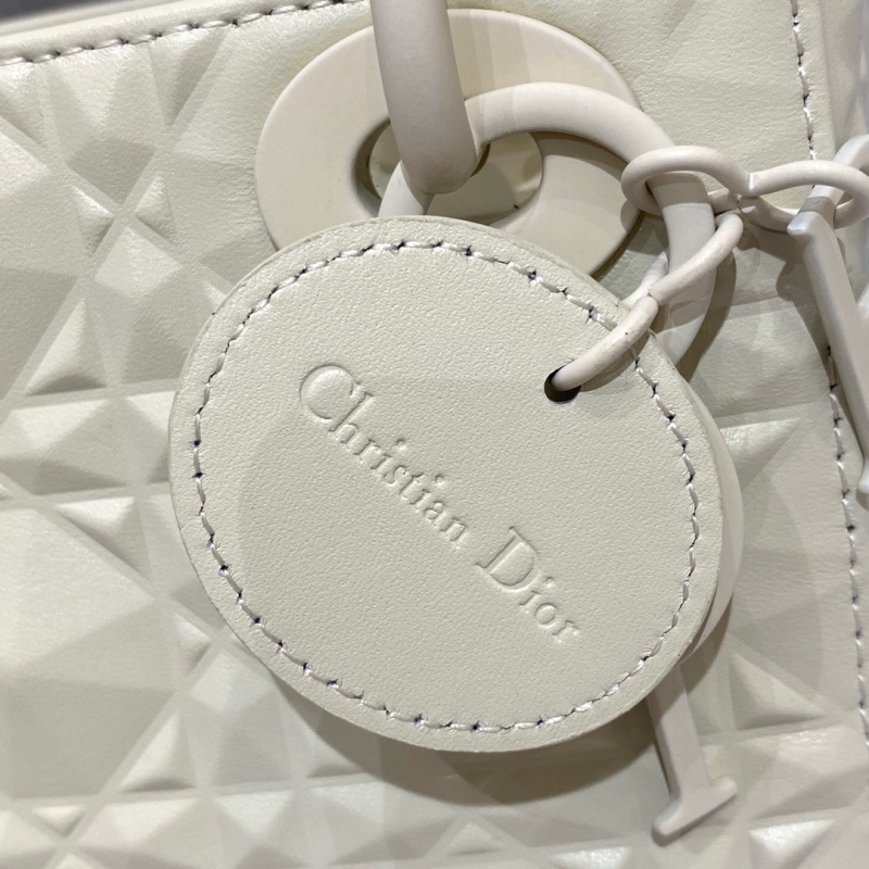 Dior Christian Dior Mini Lady Bag White For Women 6.5in/17cm