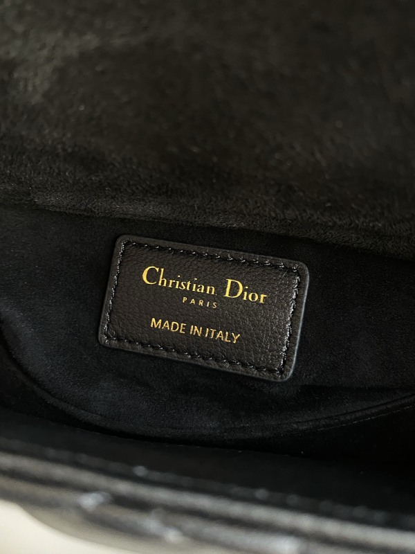 Dior Christian Dior Small Lady D-Joy Bag Black For Women 9in/22cm