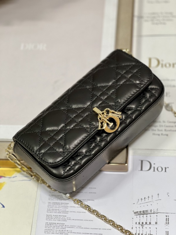 Dior Mini Miss Dior Bag White/ Black/ Blue/ Light Purple For Women 7 in/18.cm
