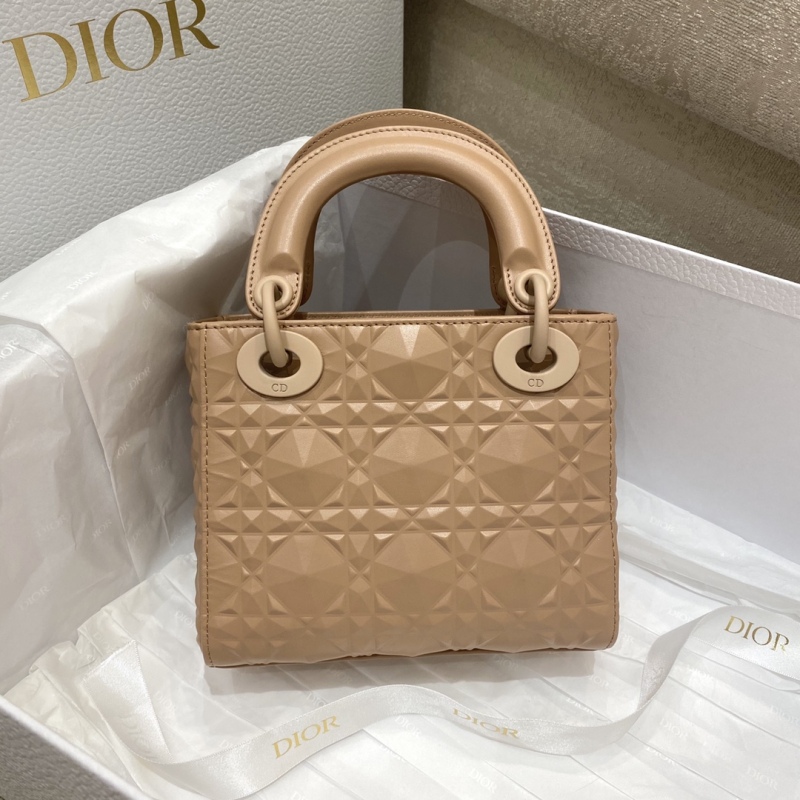 Dior Christian Dior Mini Lady Bag Beige For Women 6.5in/17cm