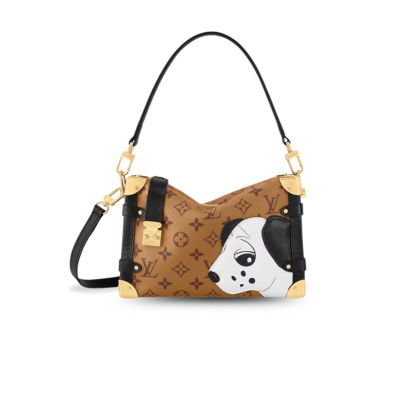 Louis Vuitton Side Trunk MM Bag Brown For Women M47202 21cm/8.3inch