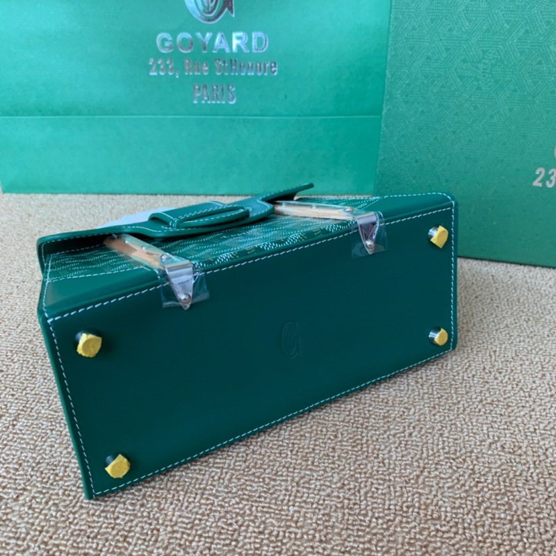 Goyard Saigon Structure Mini Bag Green For Women‎ 7.9in/20cm SAIGOBMINTY09CL09P