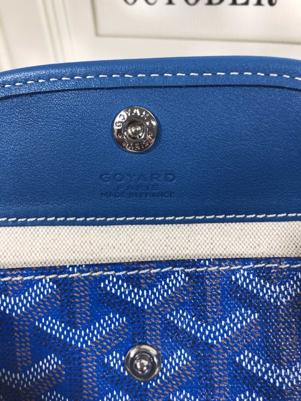 Goyard Anjou PM Bag Blue For Women‎ 7.9in/20cm