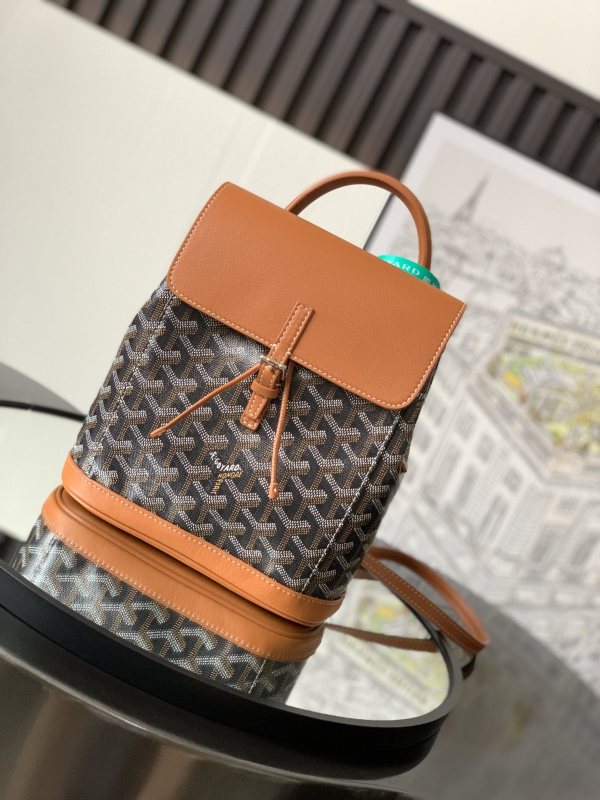 Goyard Alpin Mini Backpack Brown For Women‎ 9.1in/23cm ALPIN2MINTY01CL03P