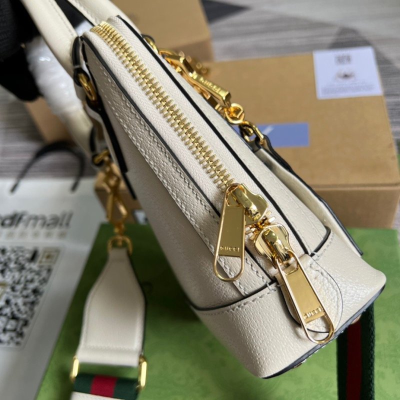 Gucci x Adidas Horsebit 1955 Mini Bag White For Women, Women’s Bags 7.9in/20cm GG‎ ‎677212 U3ZDG 8727