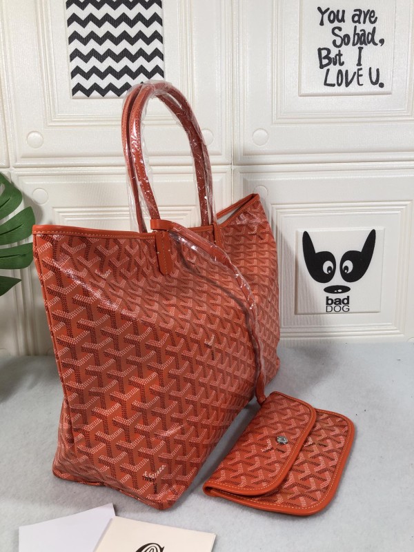 Goyard Saint Louis Gm Bag Orange For Women‎ 15.7in/40cm STLOUIGMLTY07CL07P