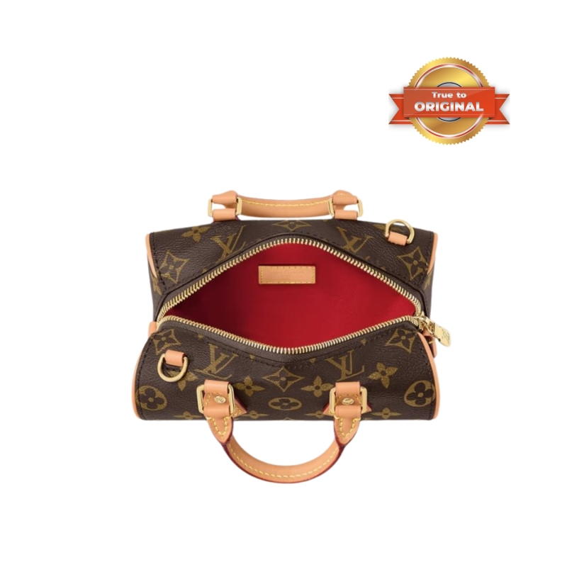 [True-to-ORIGINAL] Louis Vuitton Nano Speedy Dating Handbag For Women 7.1in/18cm M13226