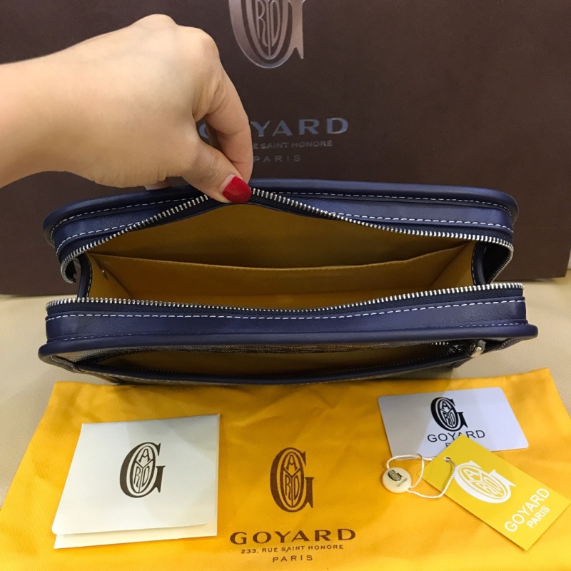 Goyard Jouvence GM Toiletry Bag Navy Blue/Black/Dark Grey For Women‎ 11.6in/29.5cm JOUVENGMLTY01CL03P